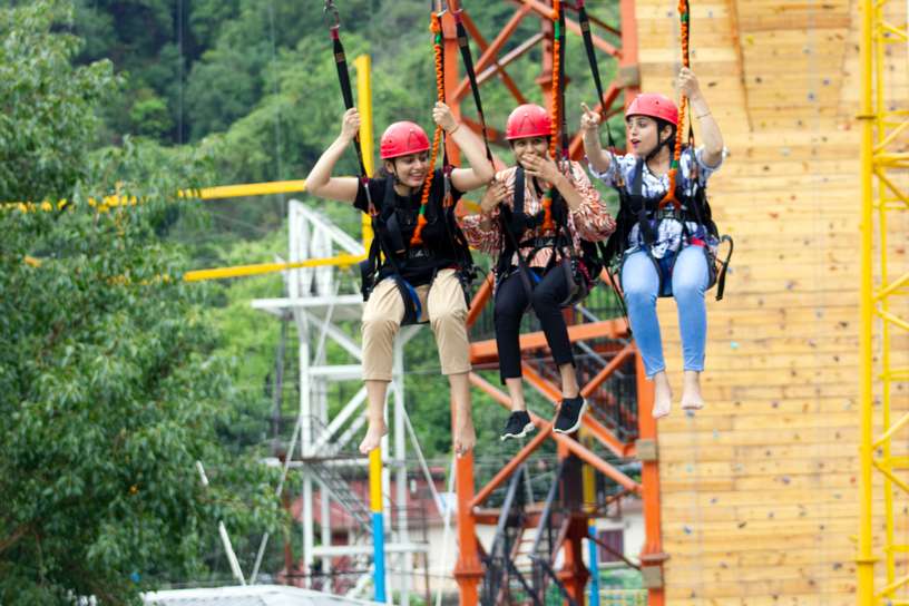Giant Swing (Triple) in Rishikesh in Rishikesh