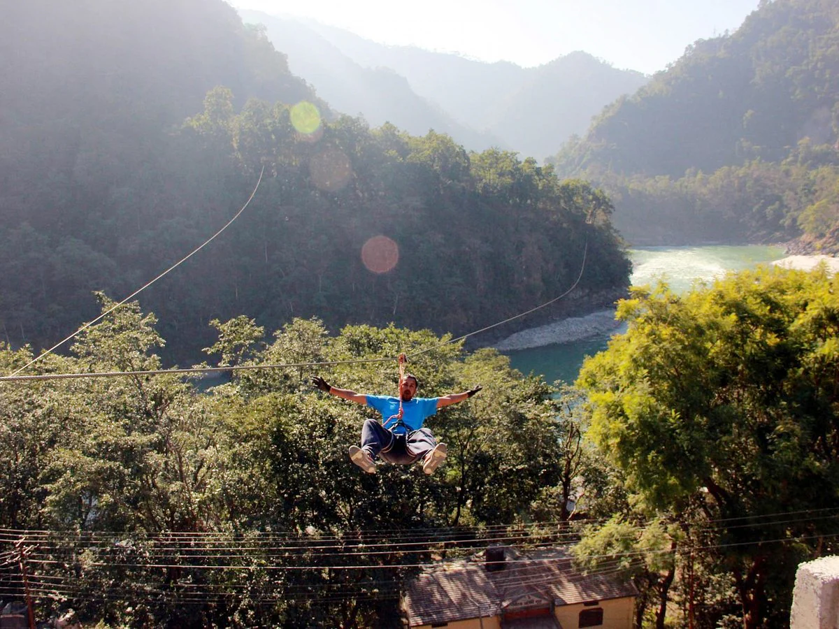 Zip Line (Adult) in Rishikesh in Rishikesh