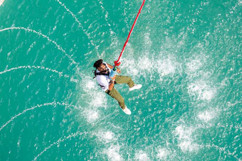 Splash Bungee (85M) Free Style in Rishikesh in Rishikesh — photo 2
