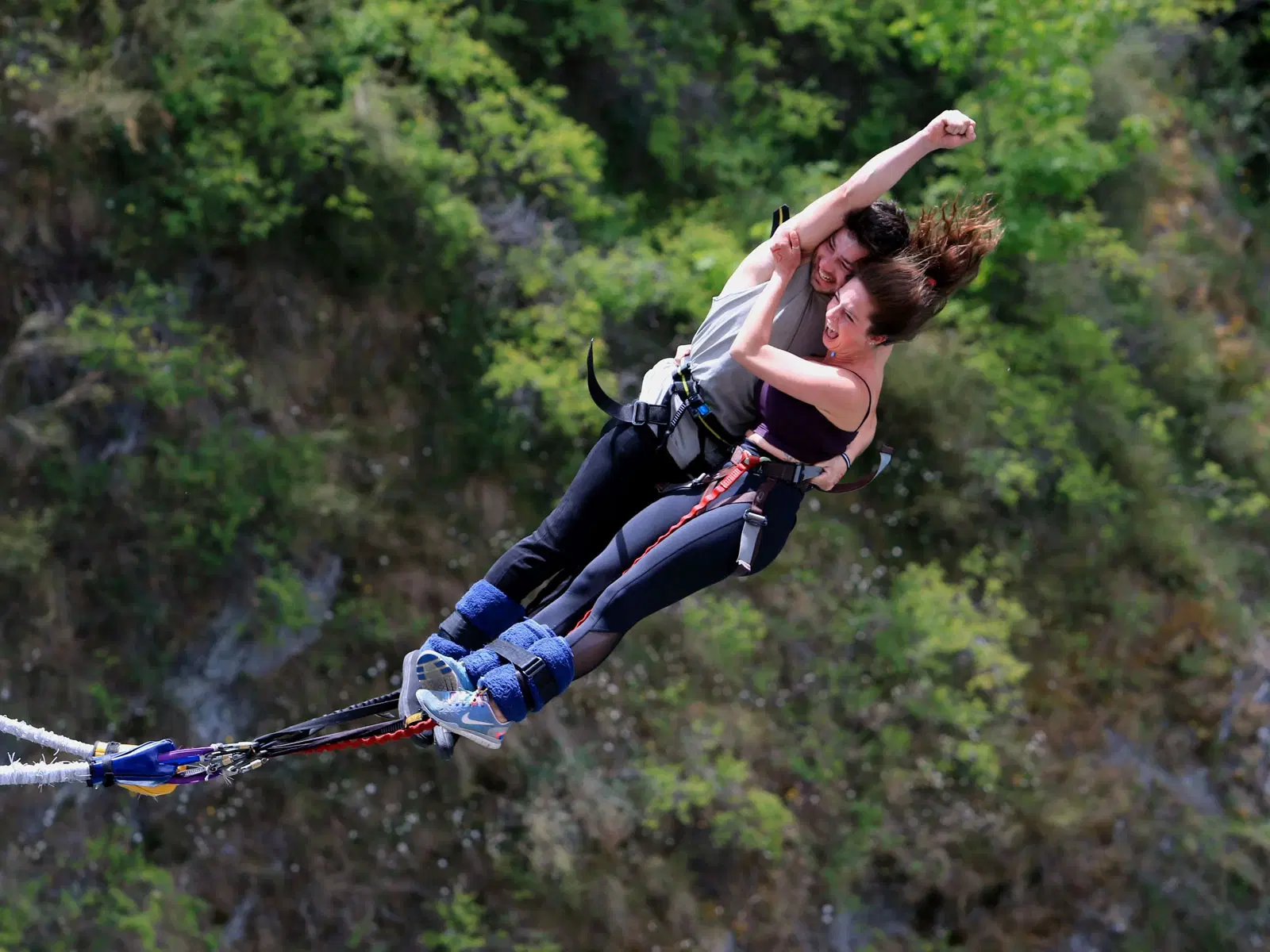 Valley Rope Jump (Couple) in Rishikesh in Rishikesh