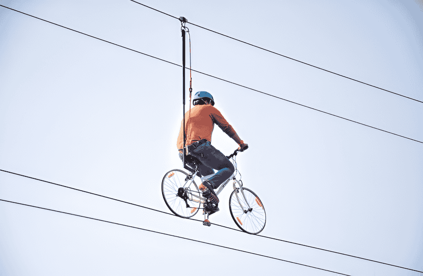 Sky Cycling in Rishikesh in Rishikesh