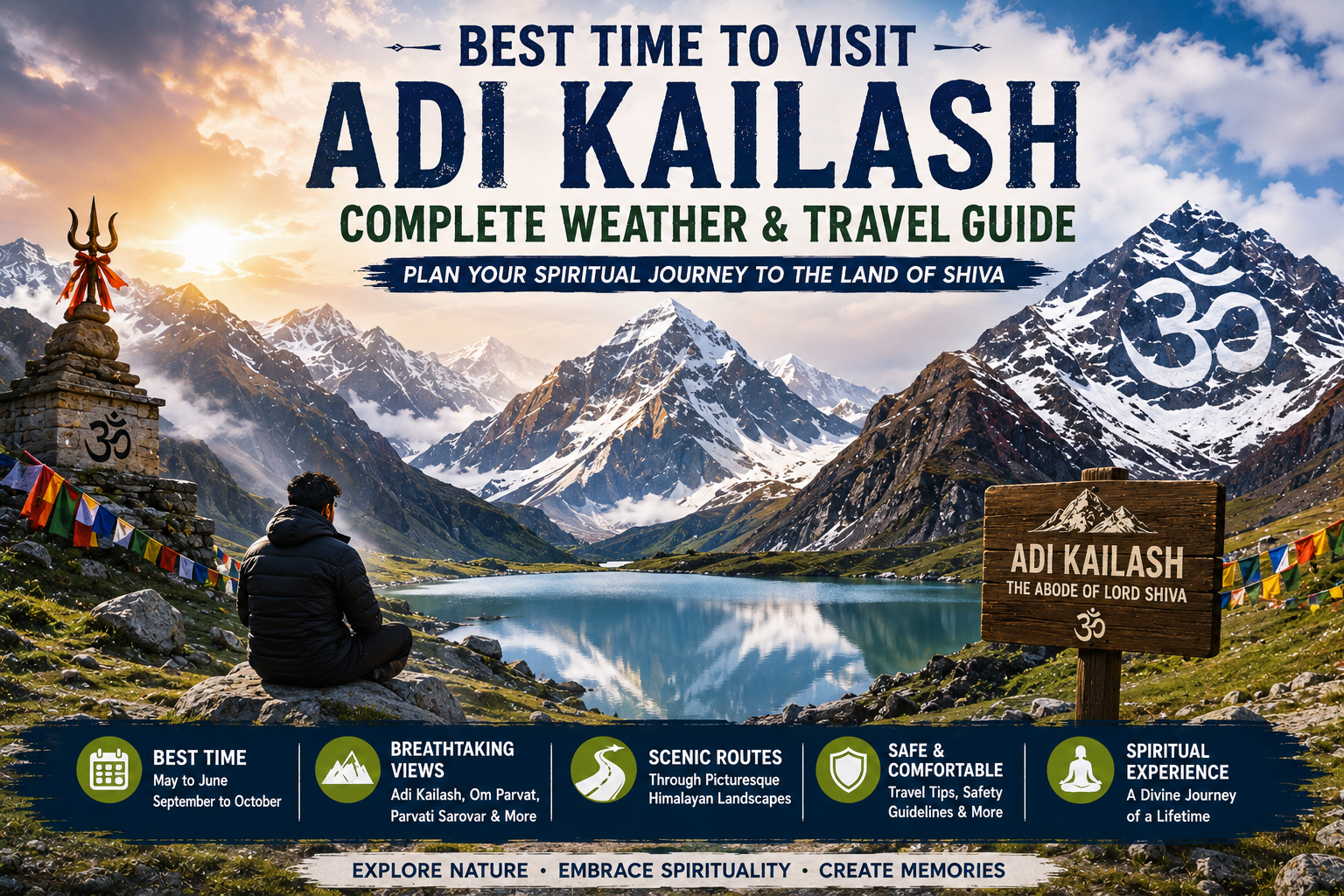 Best Time to Visit Adi Kailash 2026: Weather, Seasons & Complete Travel Guide