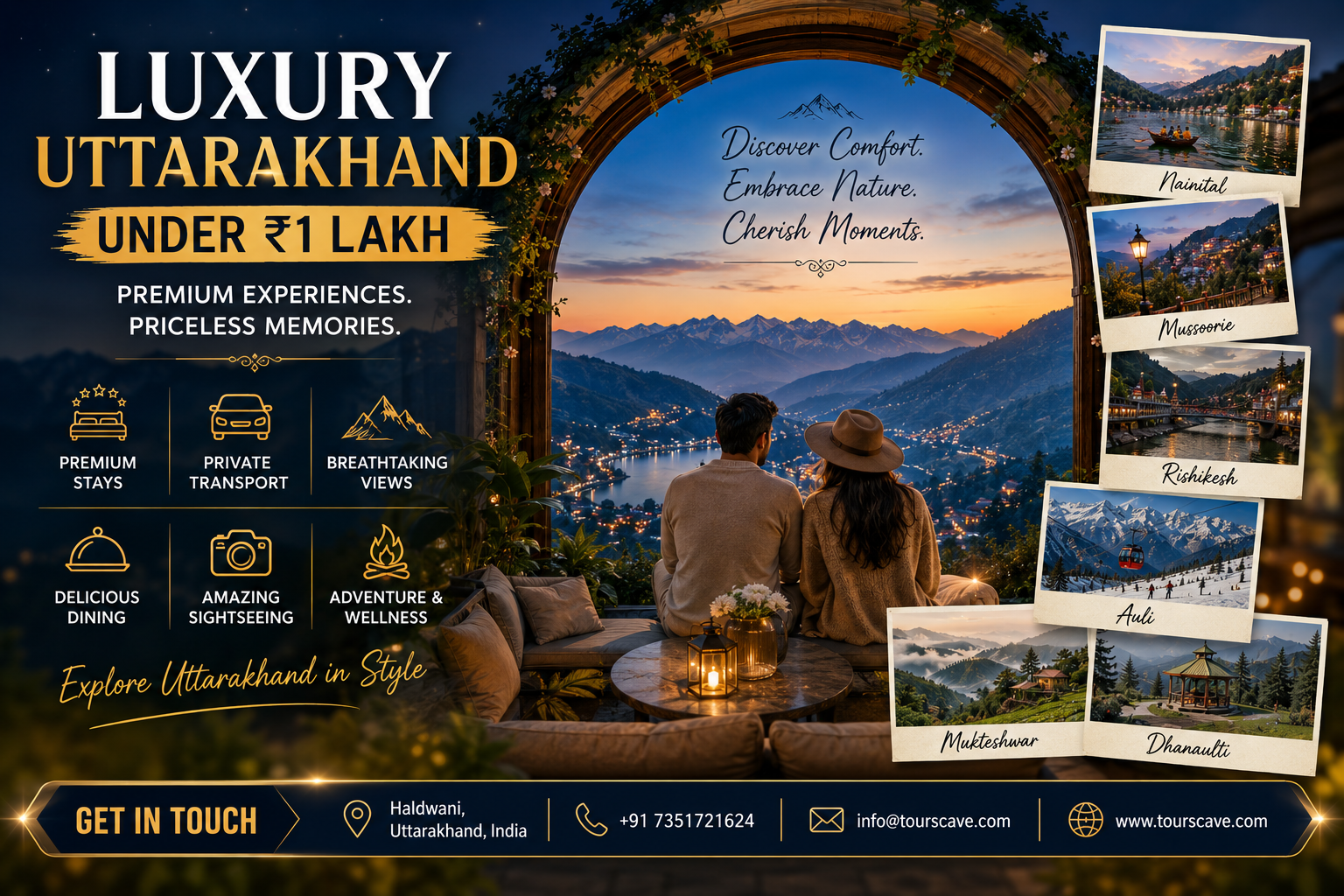 Luxury Uttarakhand Under ₹1 Lakh: Best Tour Packages, Hotels & Itinerary