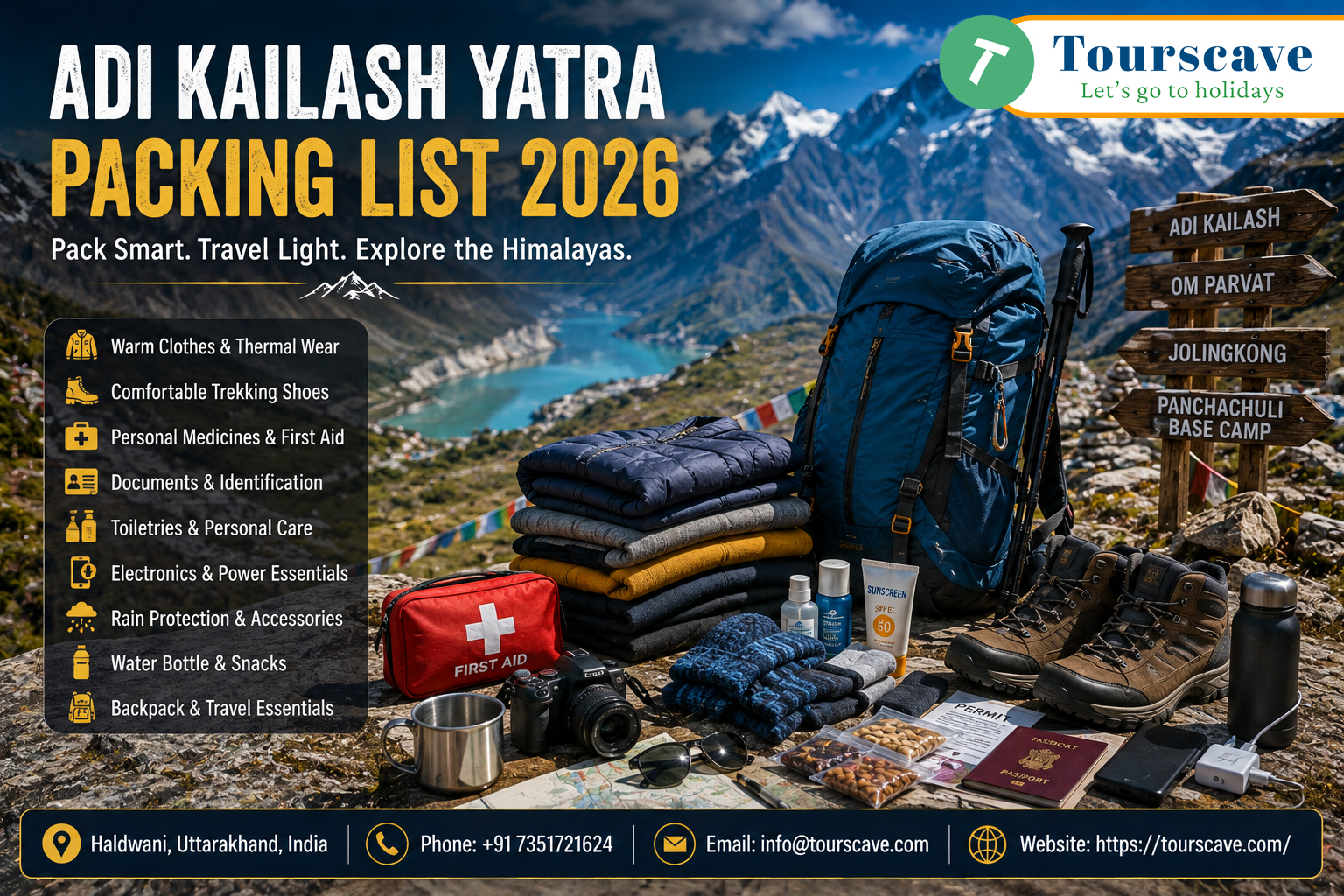 Adi Kailash Yatra Packing List: Complete Things to Carry Guide