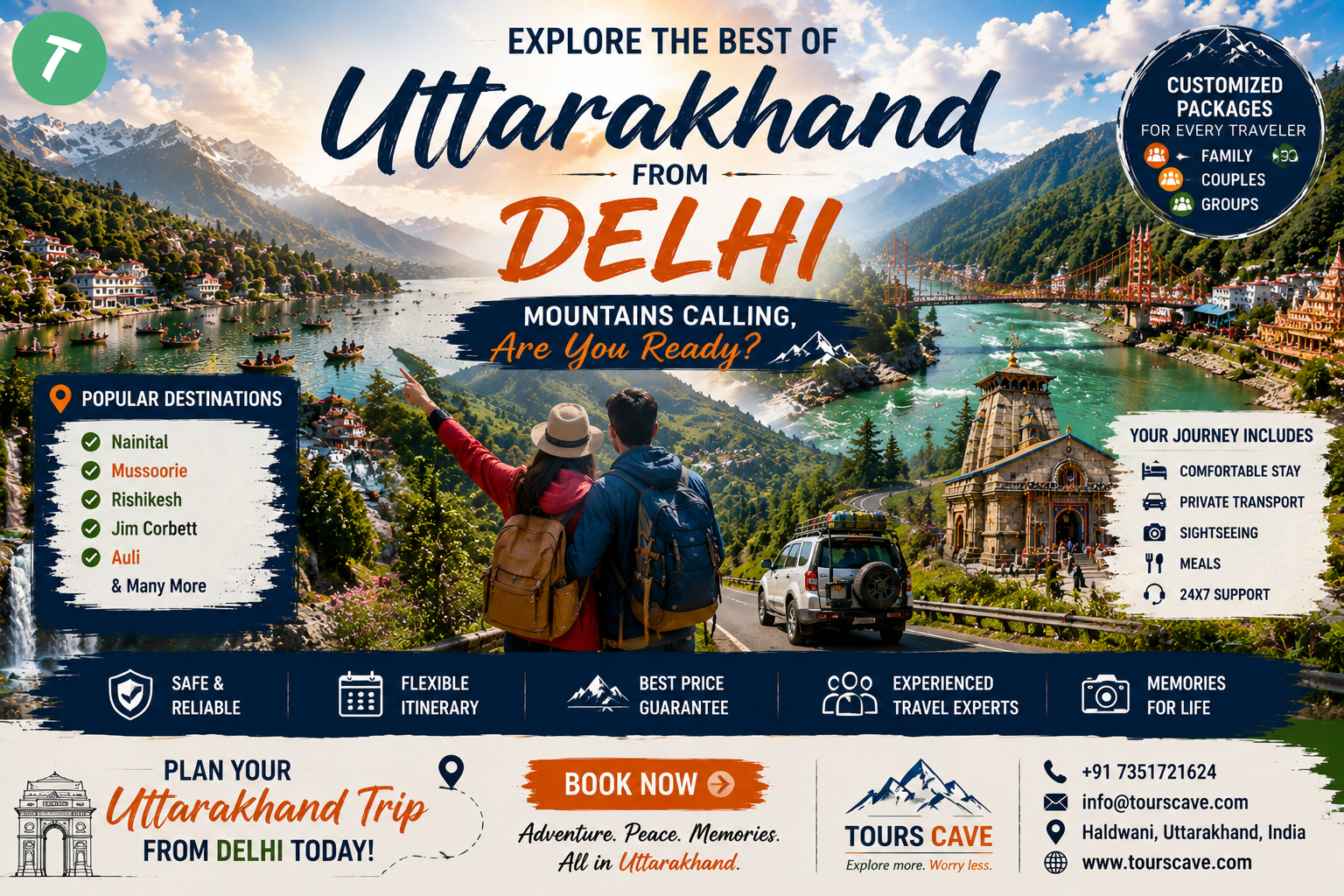 Uttarakhand Tour Package from Delhi: Price, Itinerary & Travel Guide