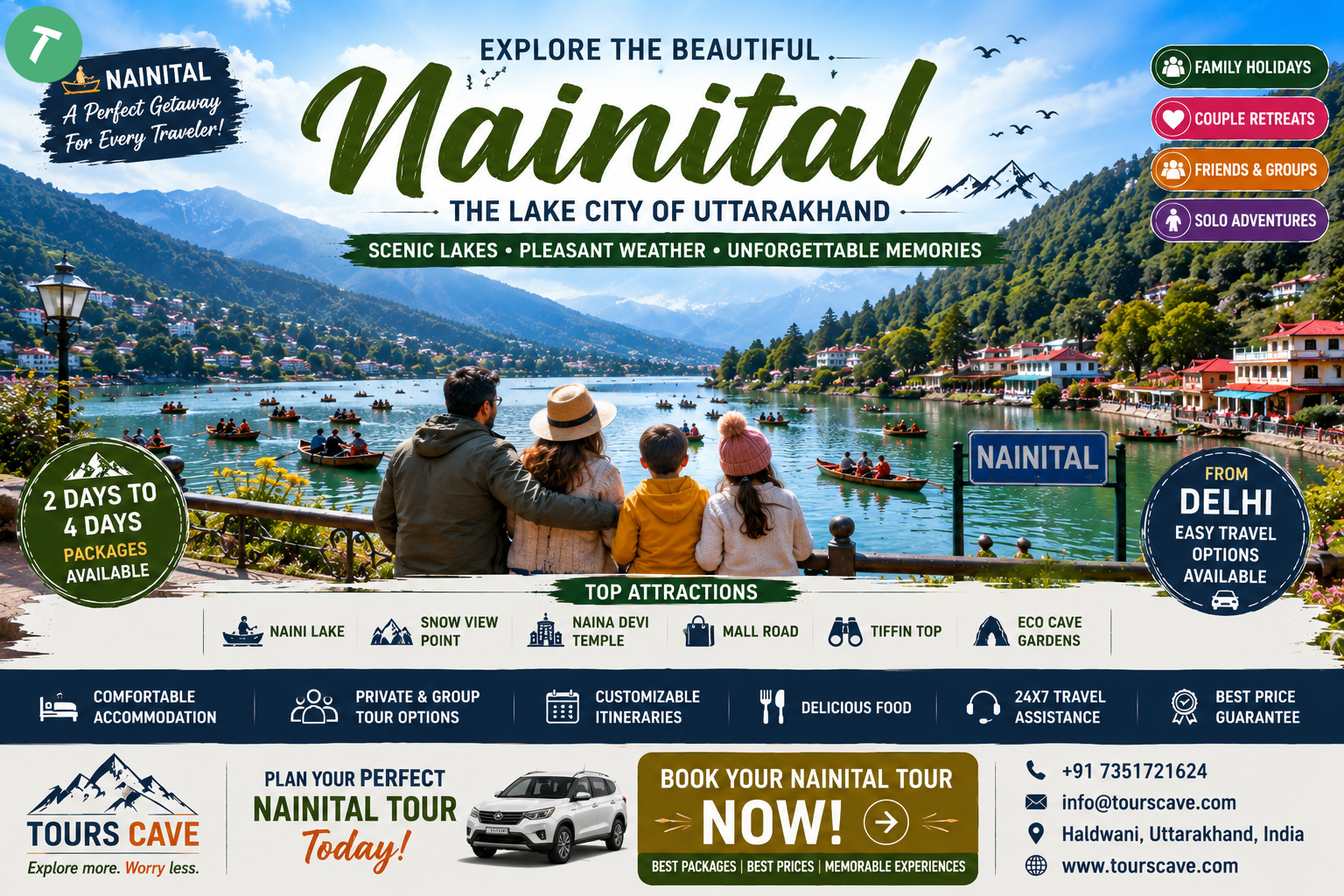 Nainital Tour Package: Price, Itinerary, Best Time & Travel Guide
