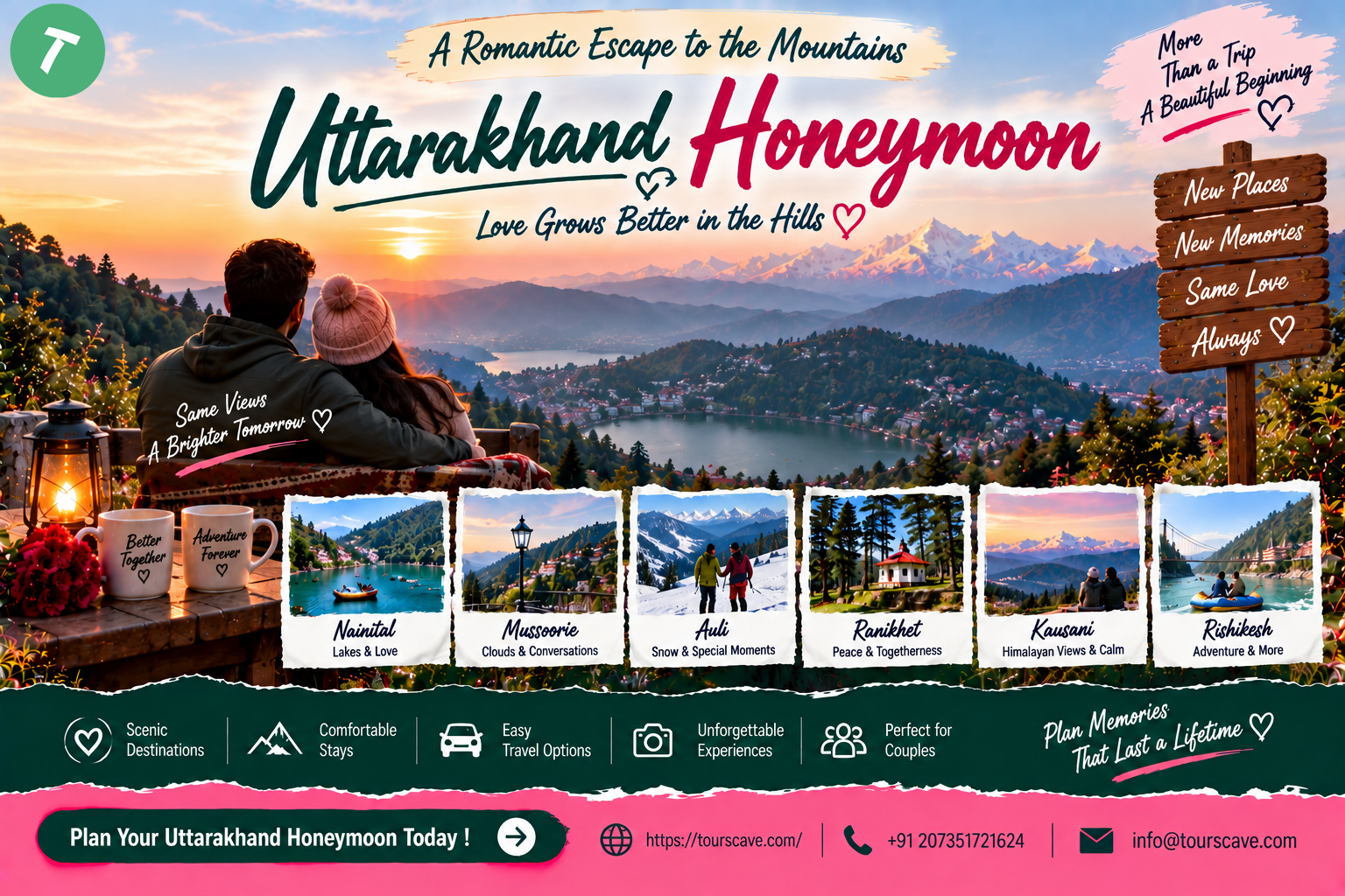 Uttarakhand Honeymoon Places: Best Romantic Destinations for Couples