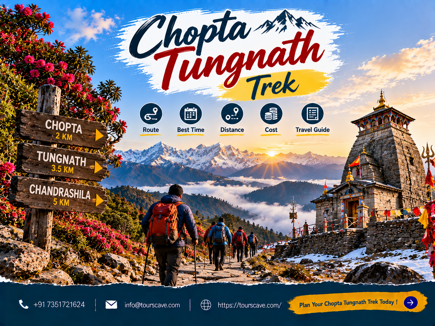 Chopta Tungnath Trek: Route, Best Time, Distance, Cost & Travel Guide