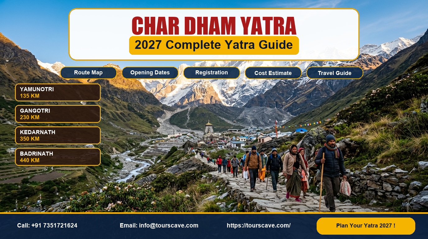 Char Dham Yatra 2027: Opening Dates, Registration, Route Map, Cost & Yatra Guide