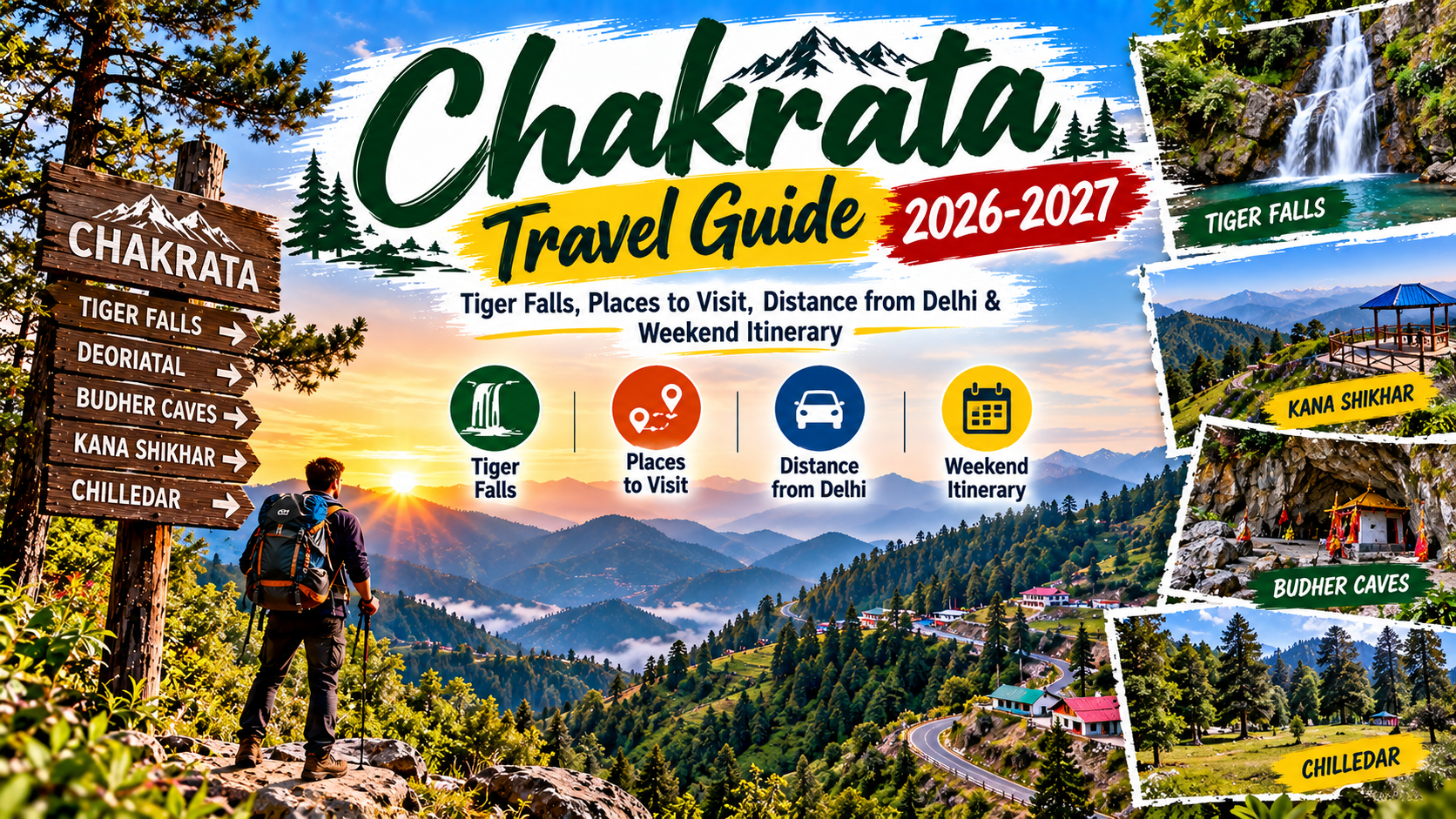 Chakrata Travel Guide 2026-2027: Tiger Falls, Places to Visit, Distance from Delhi & Weekend Itinerary