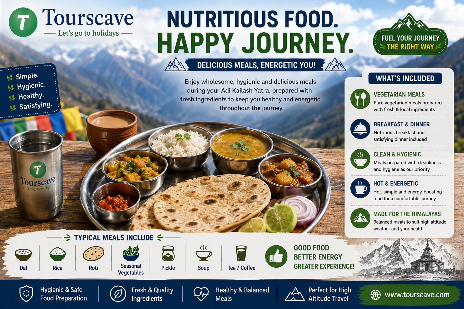 Food and Meal during adi kailash yatra