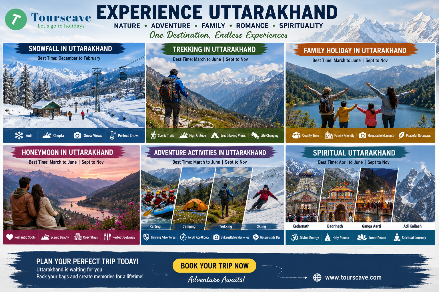 Uttarakhand For Different Travel Experiences