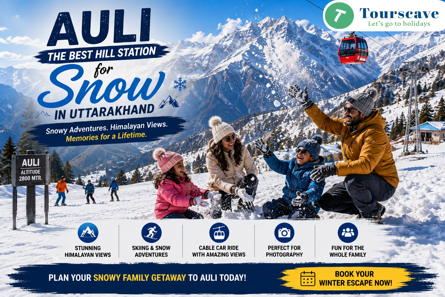 Best Hill Station for Snow in Uttarakhand