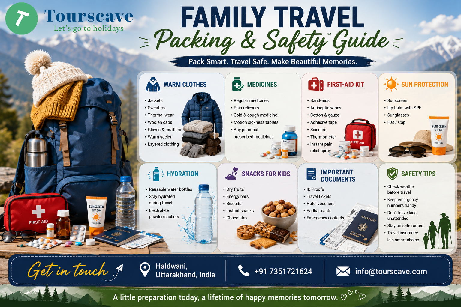 Things to Pack for a Family Trip to Uttarakhand