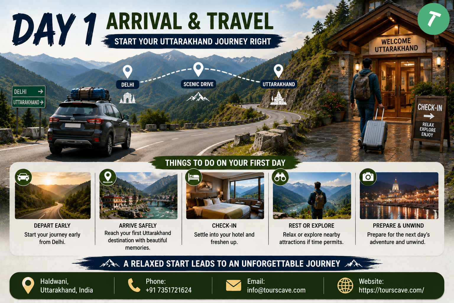 Things To Do On The First Day In Uttarakhand