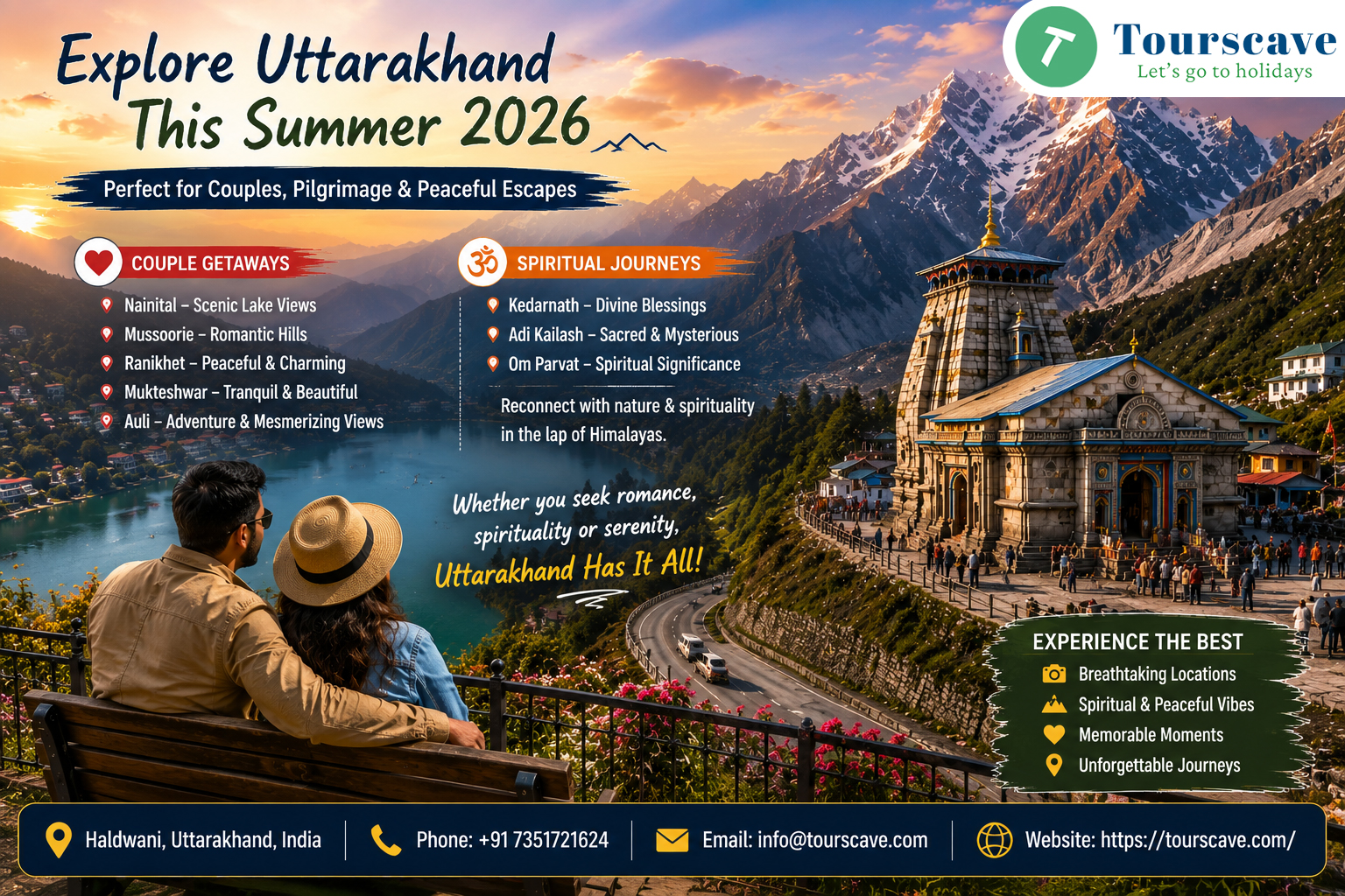 Best Uttarakhand Summer Destinations for Couples