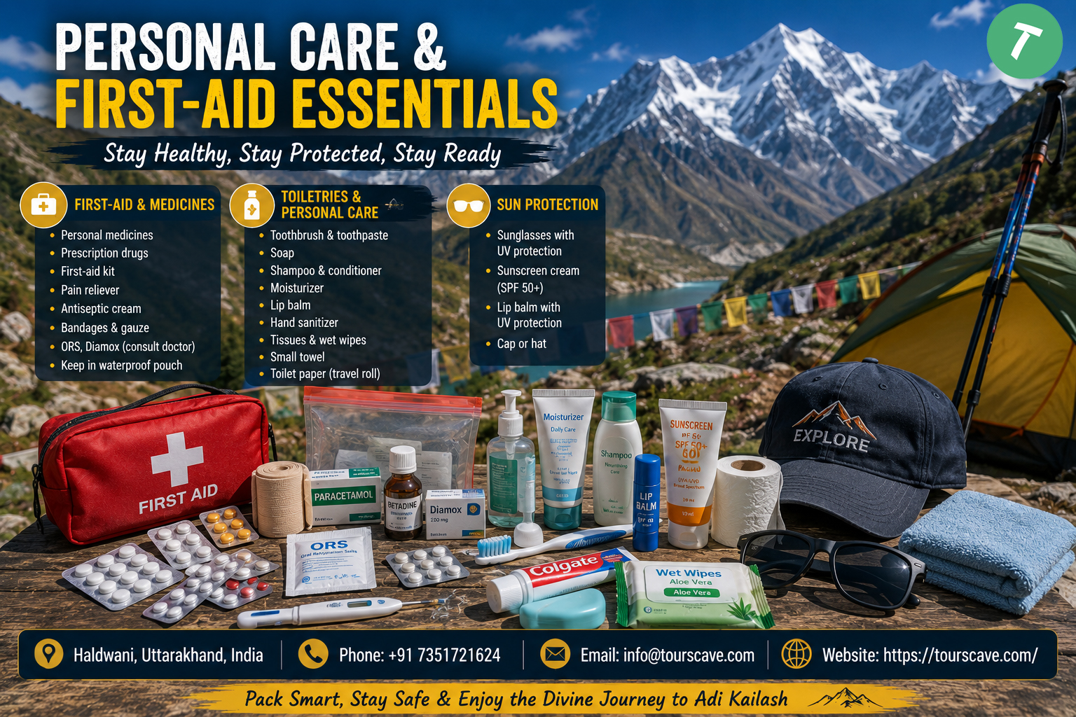 Adi Kailash Yatra Packing List: Personal Essentials