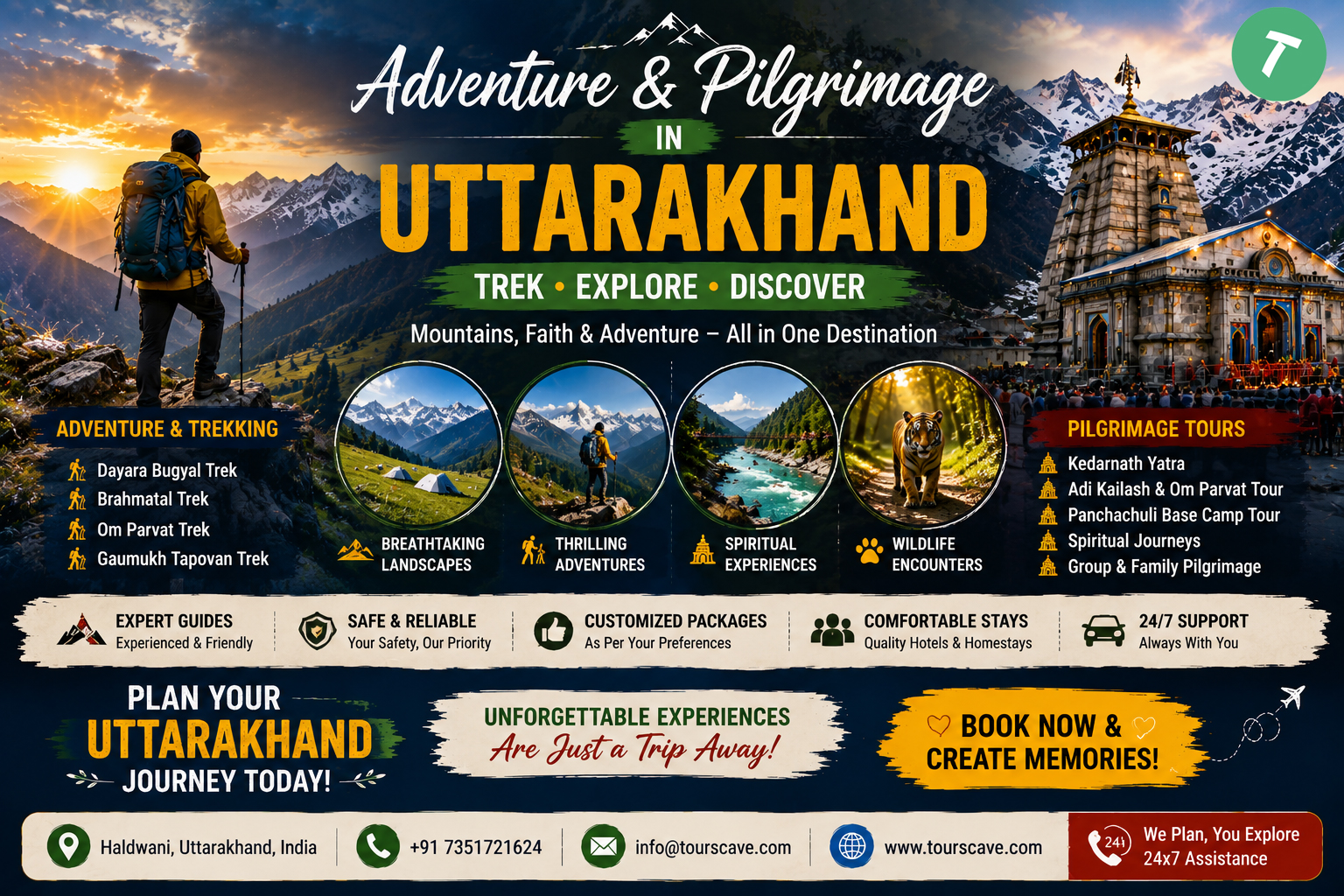 Pilgrimage Tours in Uttarakhand