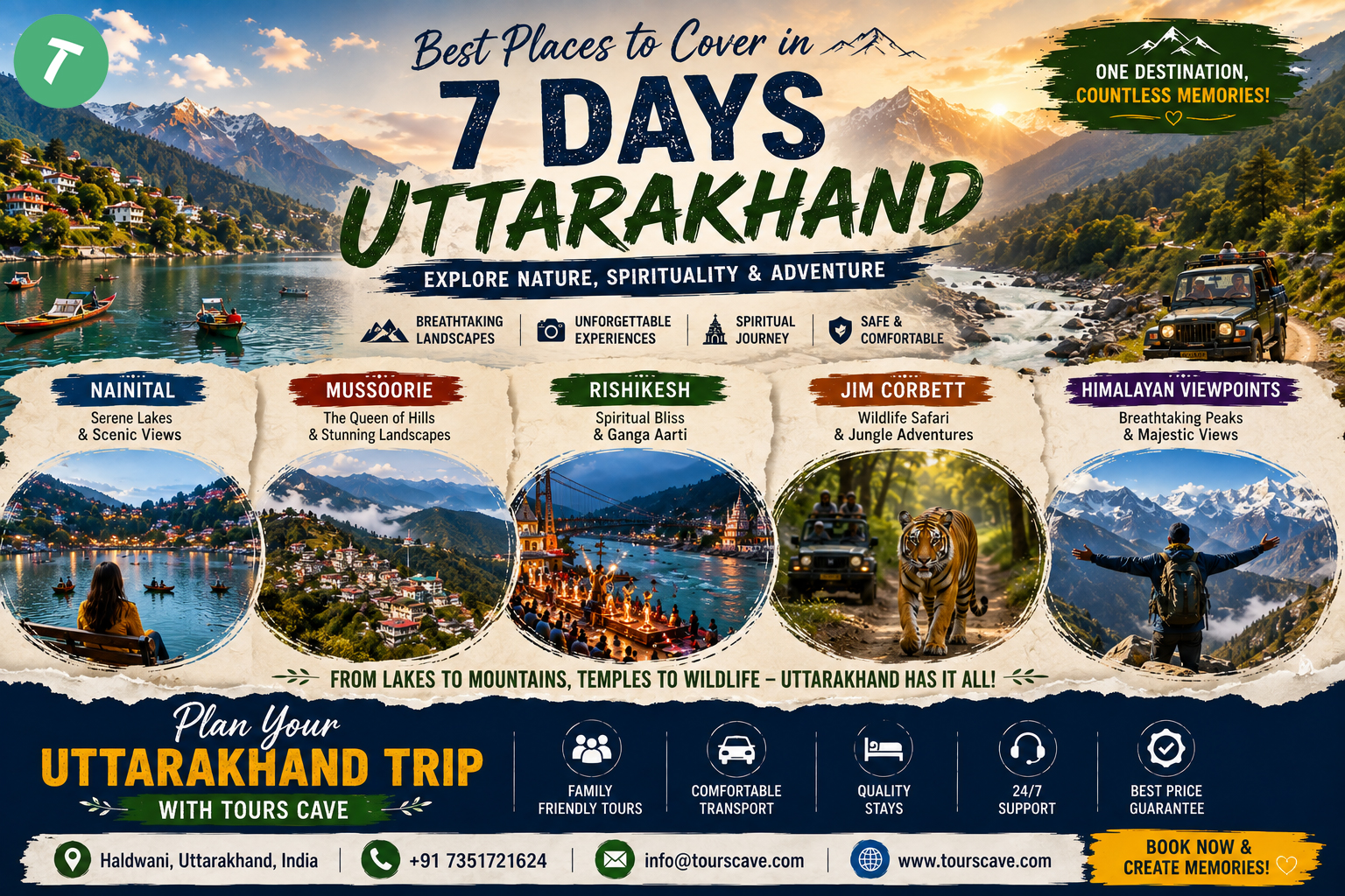 Best Places to Cover in 7 Days