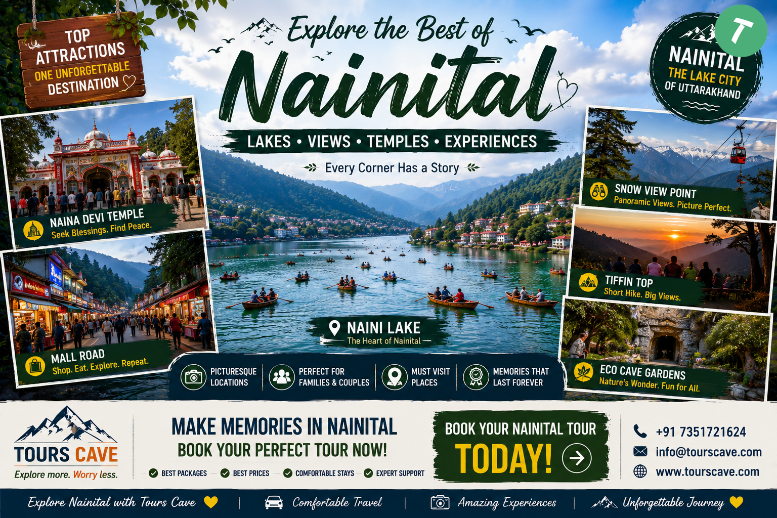 Popular Places to Visit Nainital