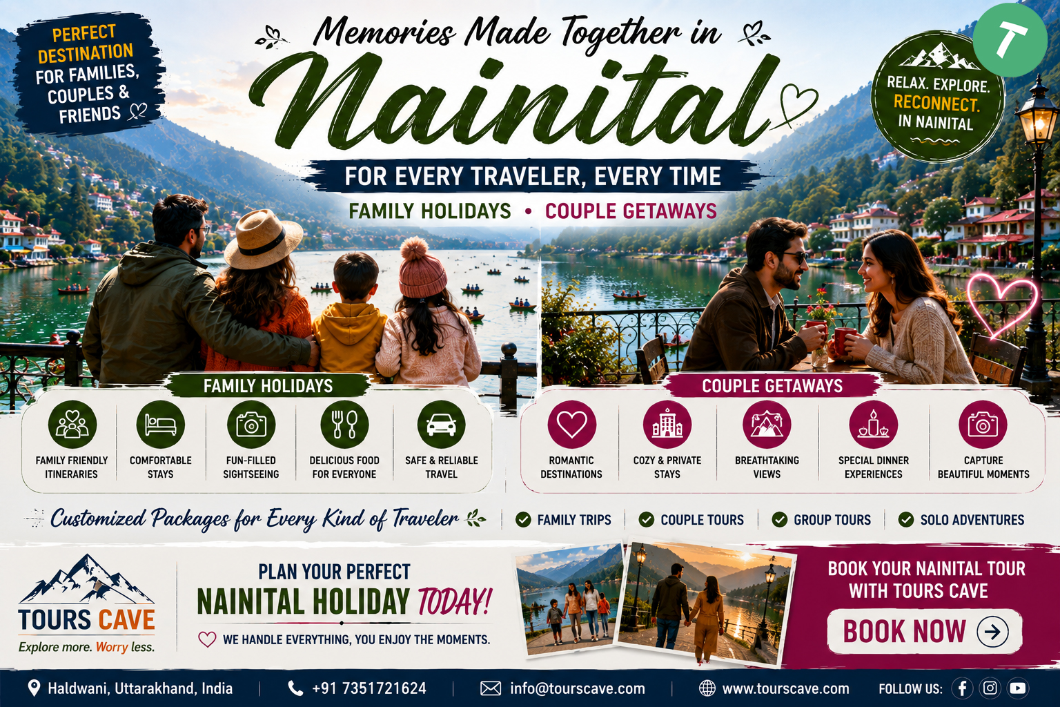 Nainital Tour Packages for Family & Couple
