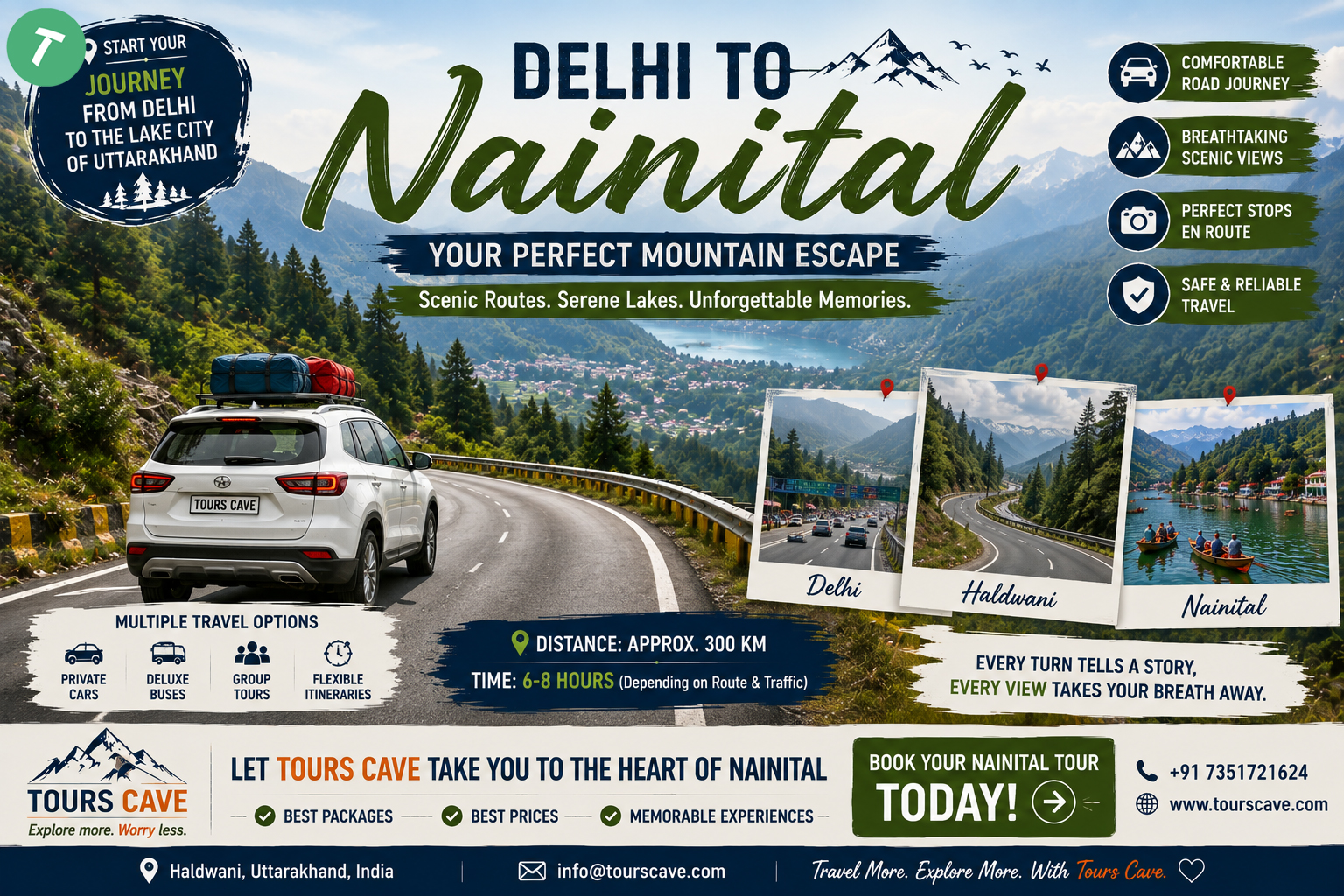 Nainital Tour Packages from Delhi