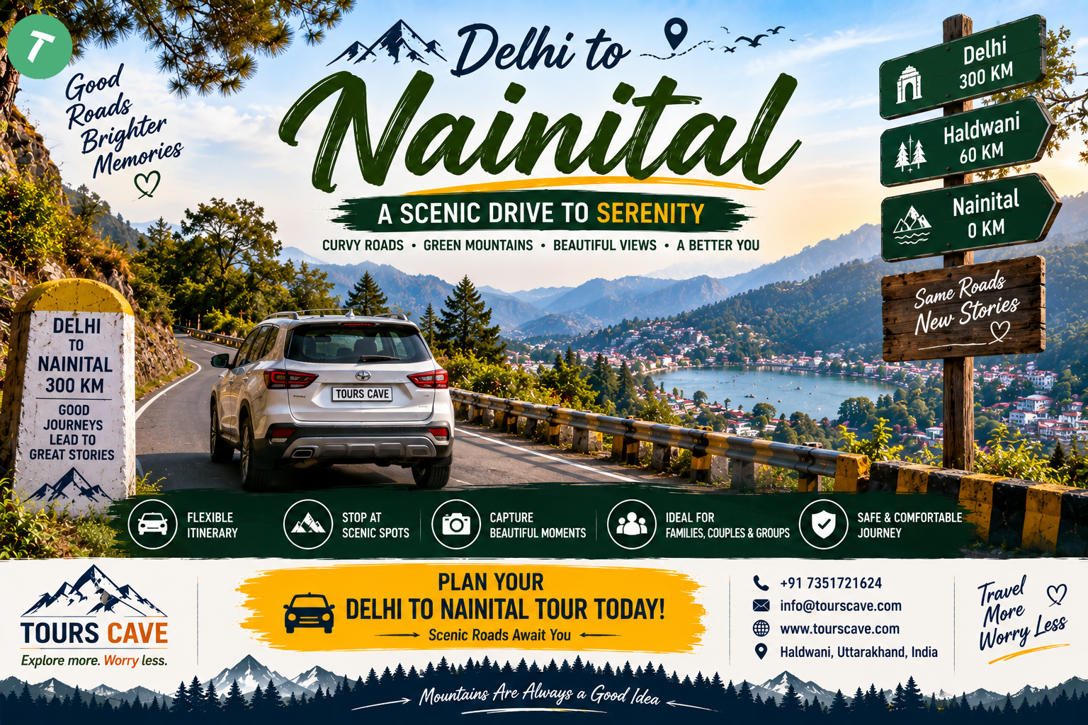 Nainital Tour Package from Delhi by Car