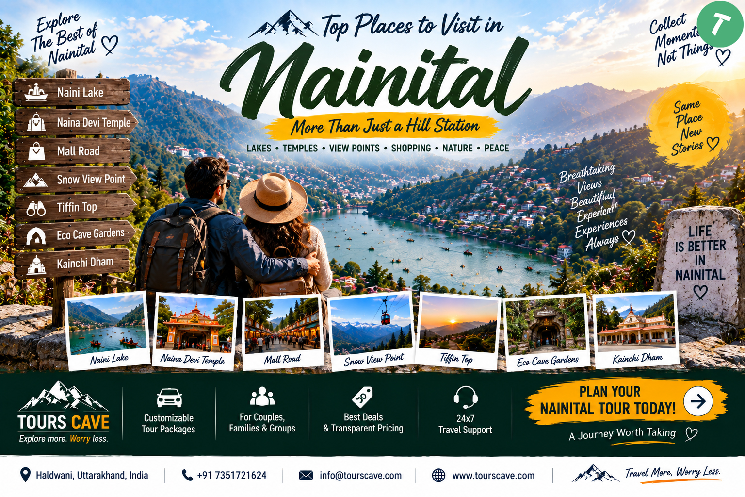 Popular Places to Visit in Nainital