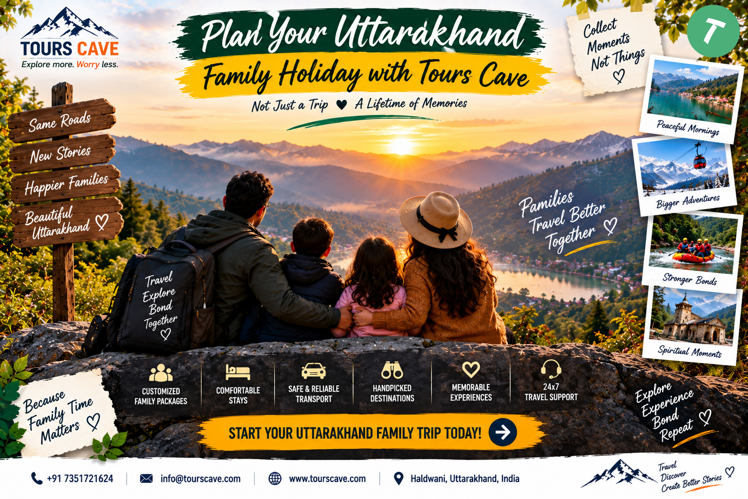 Plan Your Uttarakhand Family Holiday with Tours Cave