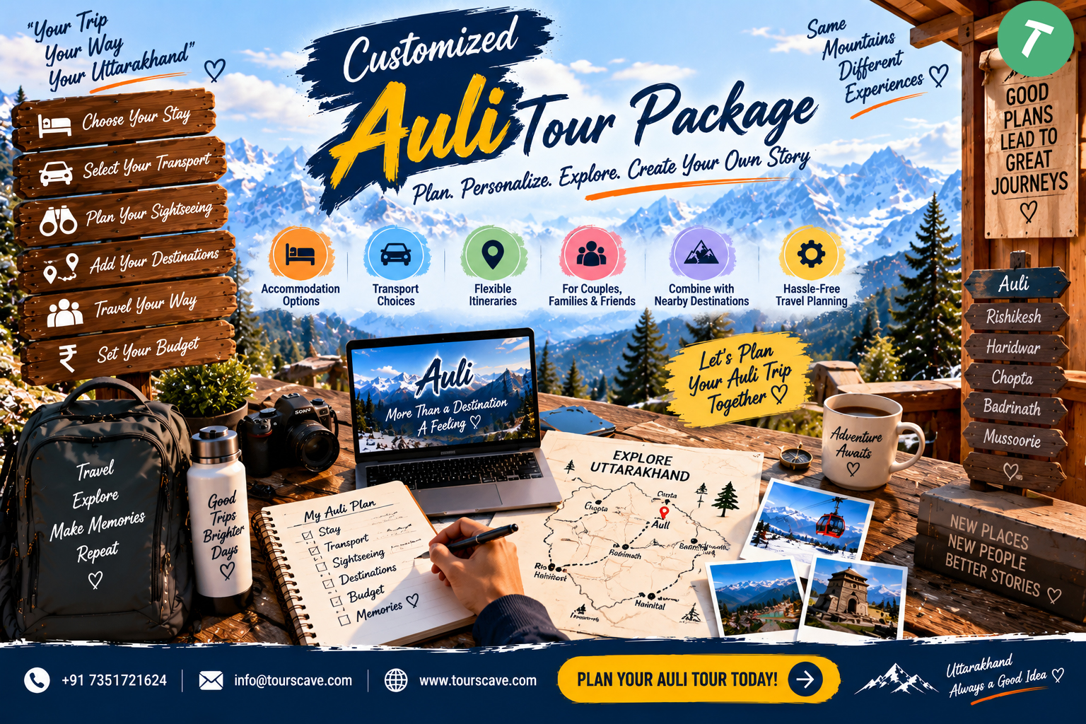 Why a Customized Auli Tour Package?