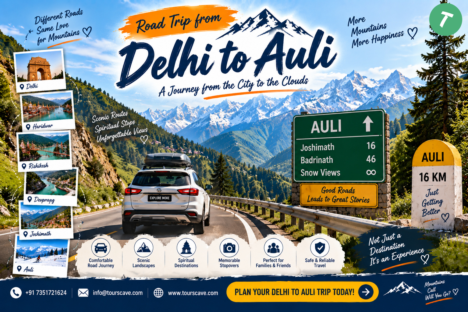 Auli Tour Package from Delhi