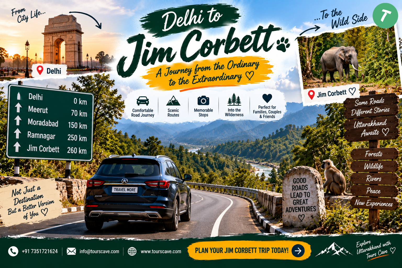 Jim Corbett Tour Packages from Delhi