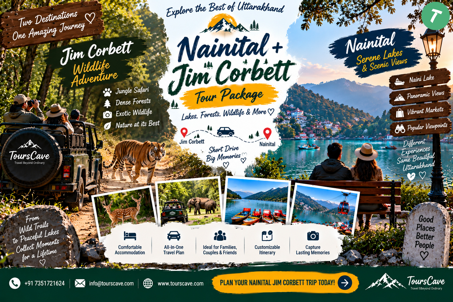 Nainital Jim Corbett Tour Package