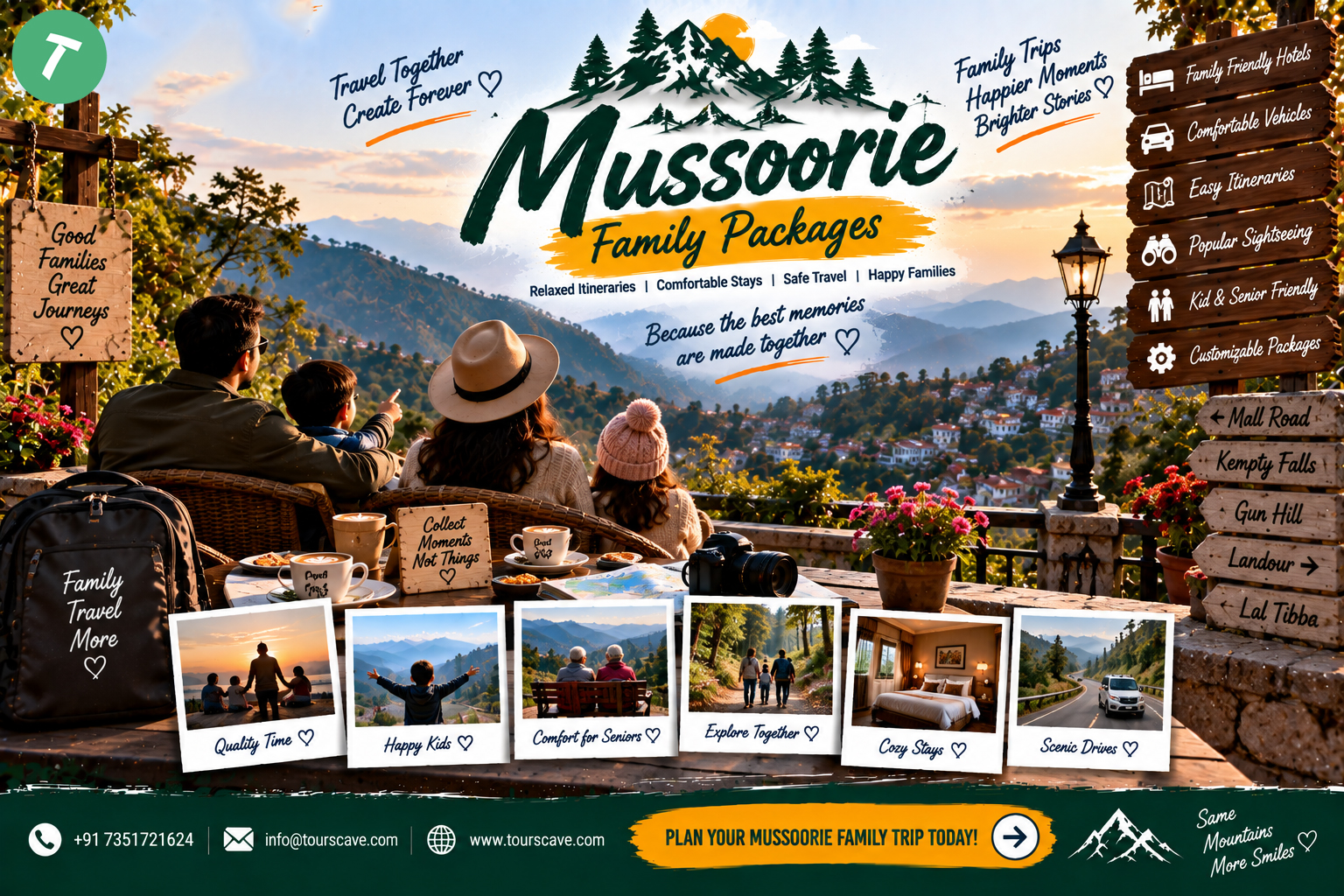Mussoorie Tour Package for Family