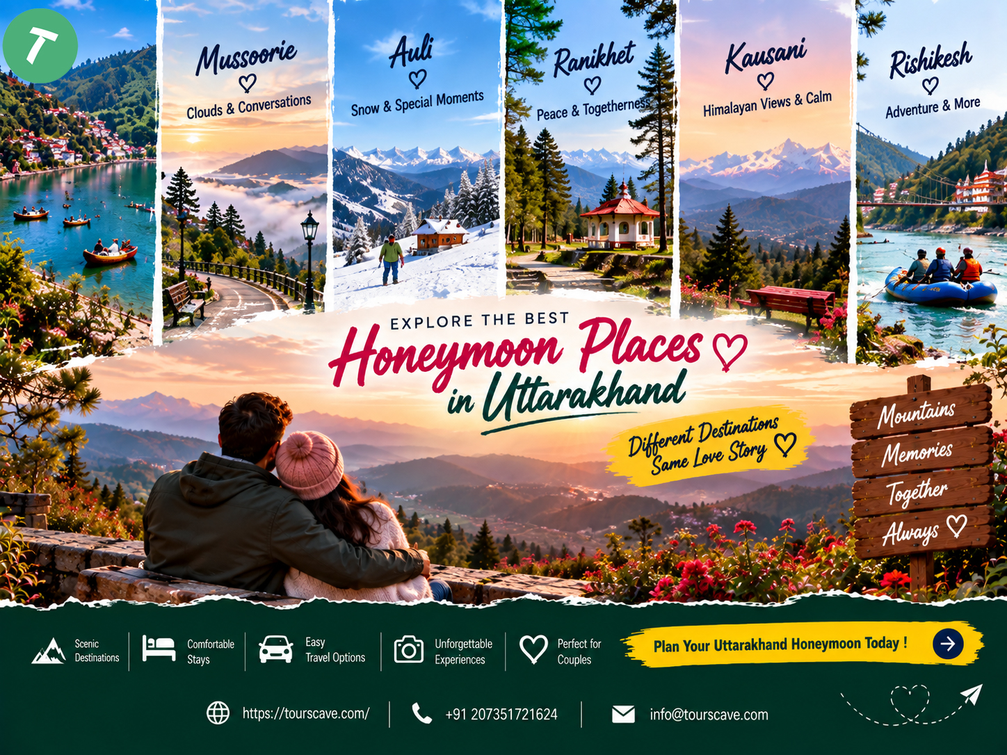Honeymoon Places in Uttarakhand for Couples