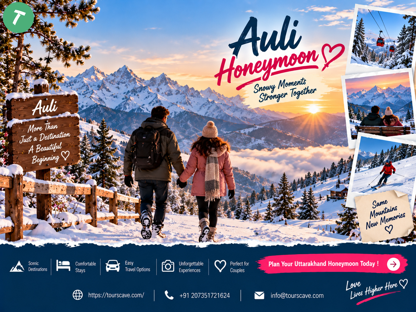 Uttarakhand Honeymoon Places in December