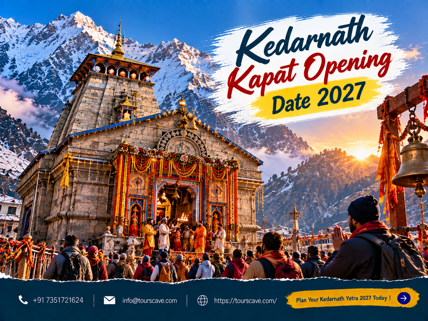 Kedarnath Kapat Opening Date 2027