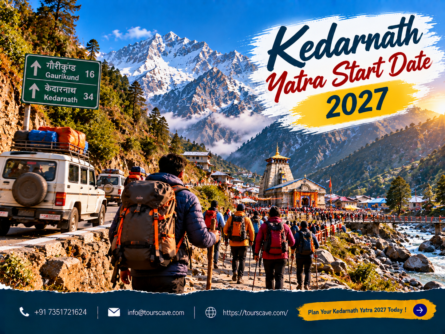 Kedarnath Yatra Opening Date 2027