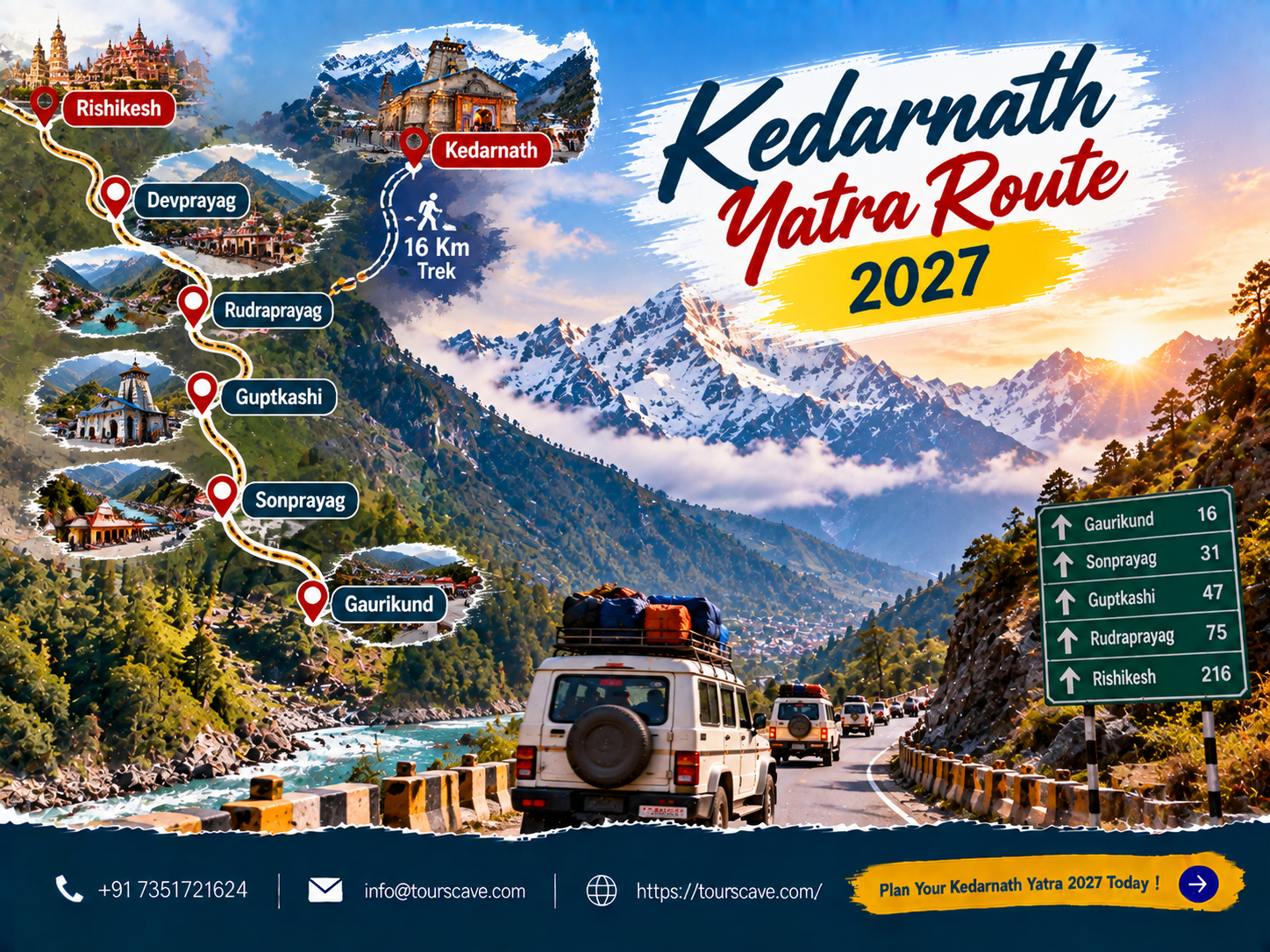 Kedarnath Yatra Route