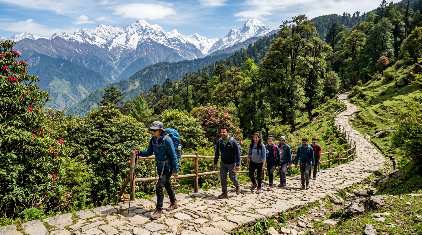 Chopta Tungnath Trekking Trail