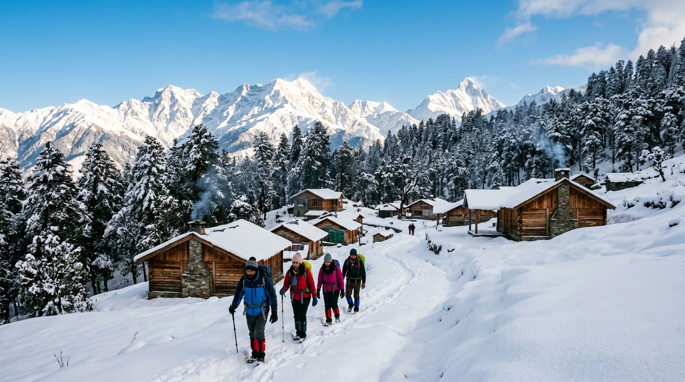 Chopta Winter Snow Trek