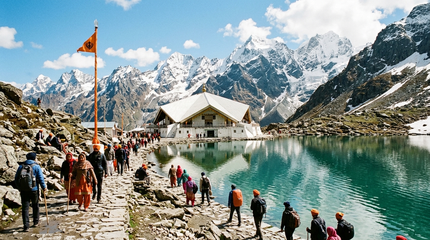 Hemkund Sahib Gurudwara and Glacial Lake Uttarakhand
